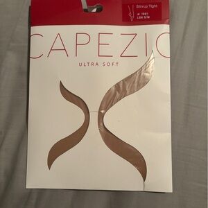 Capezio Tan Stirrup Tights S/M